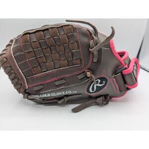 Girl's Rawlings 12'' Fastpitch Softball Glove Brown Right Hand